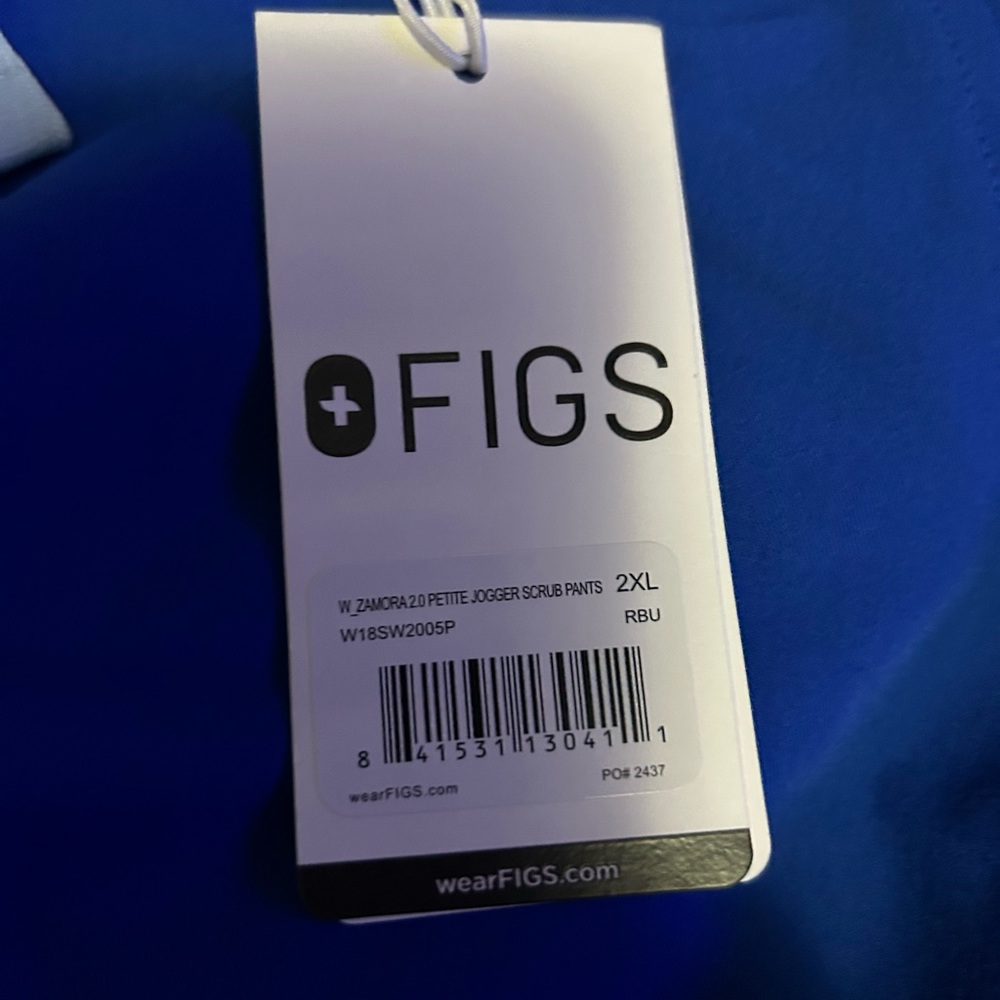 Plus size figs scrub set